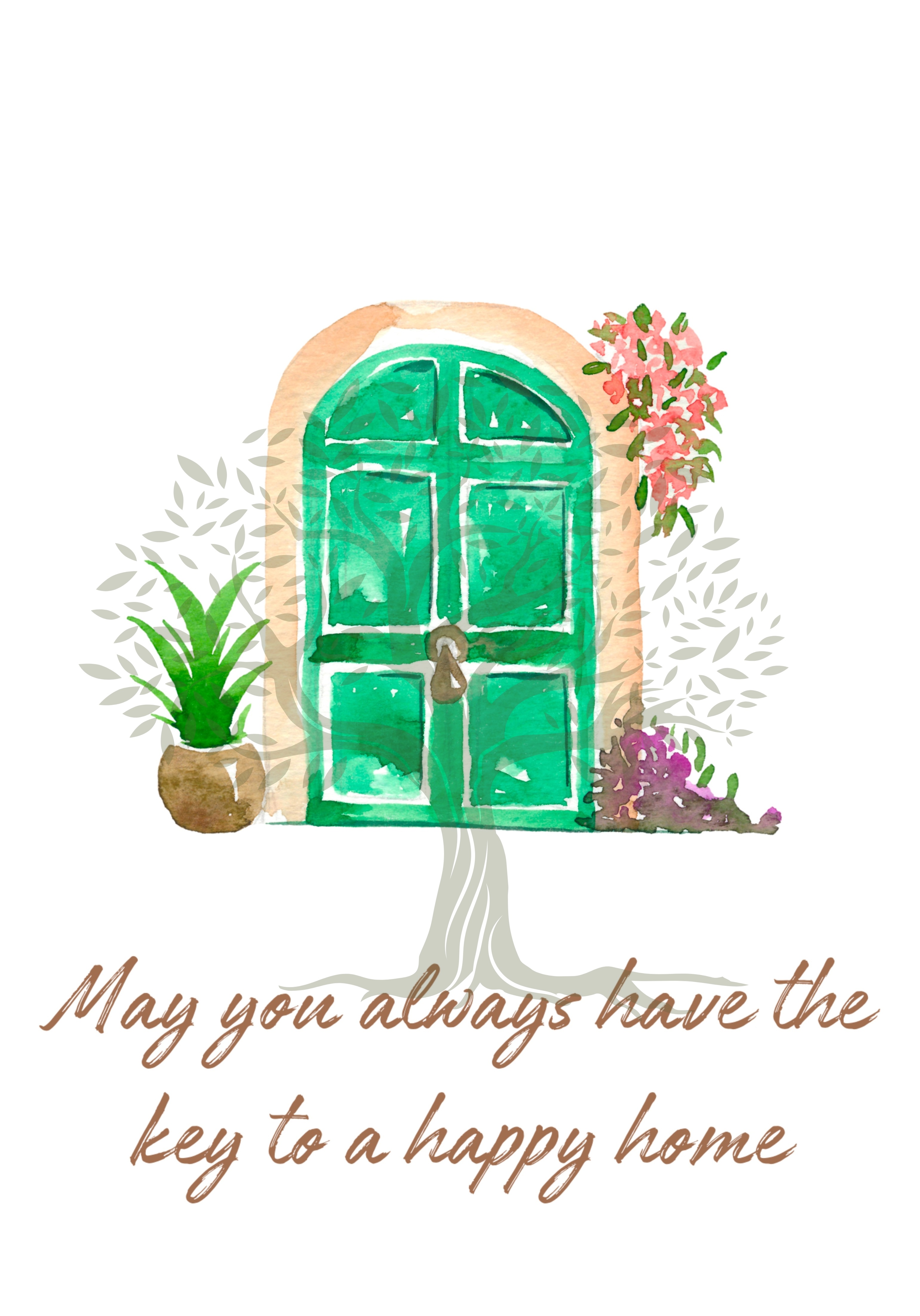 Small Greeting Card New Home 3