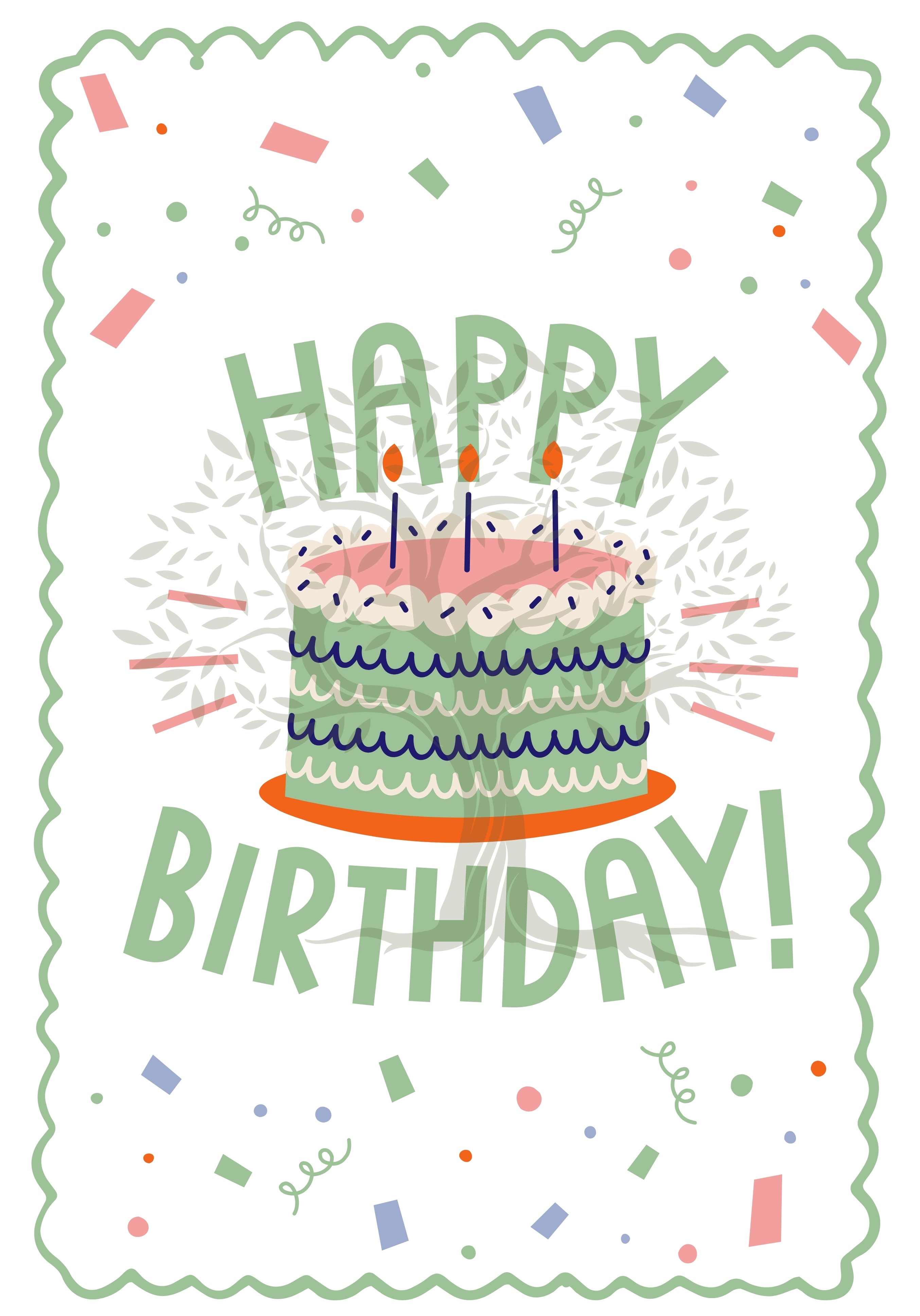 Small Greeting Card Happy Birthday 9