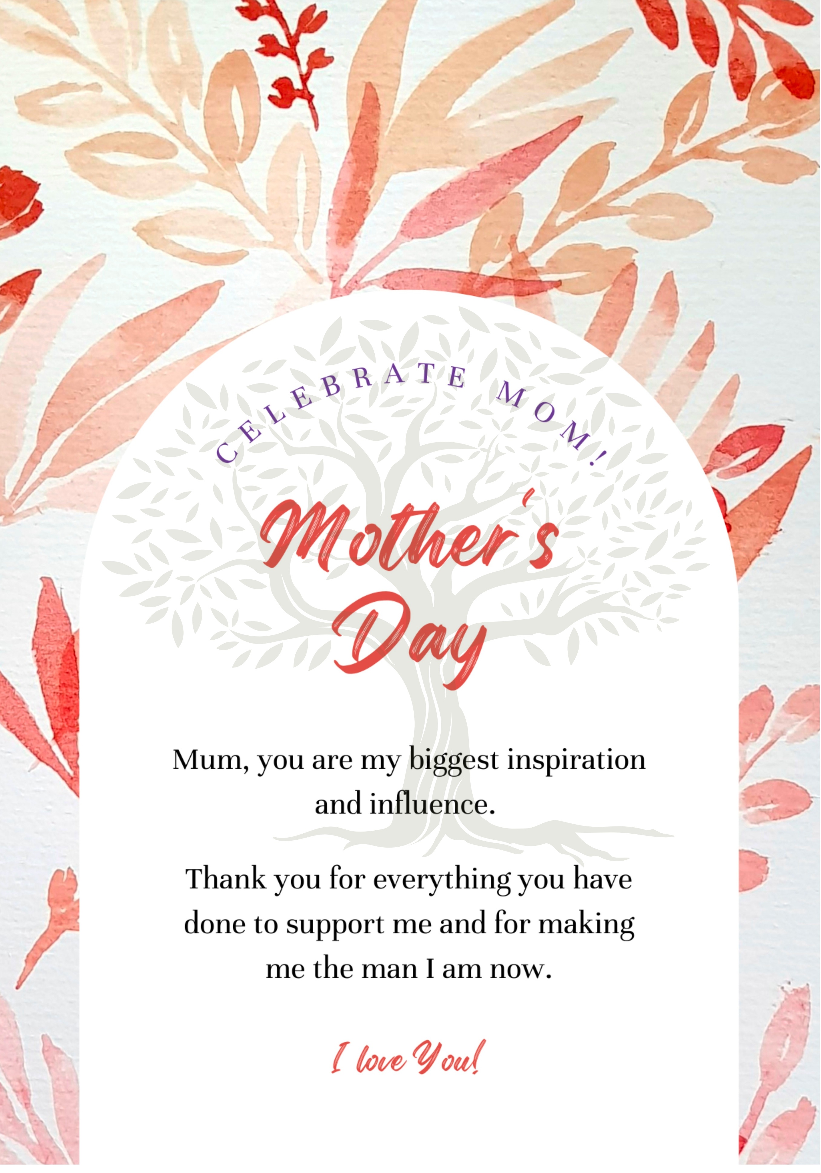 Small Greeting Card Mother Day 4