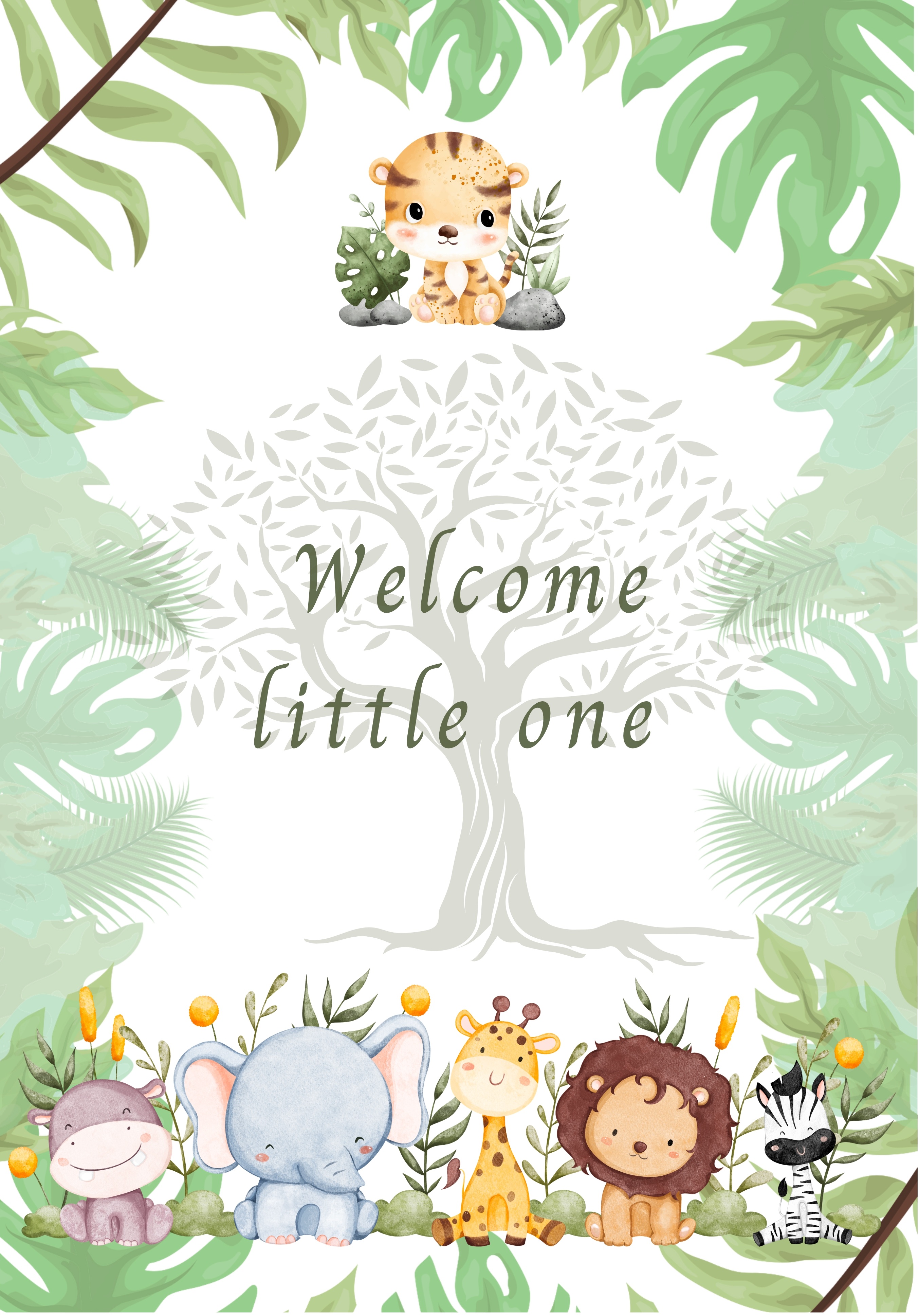 Small Greeting Card Baby Boy & Girl 3