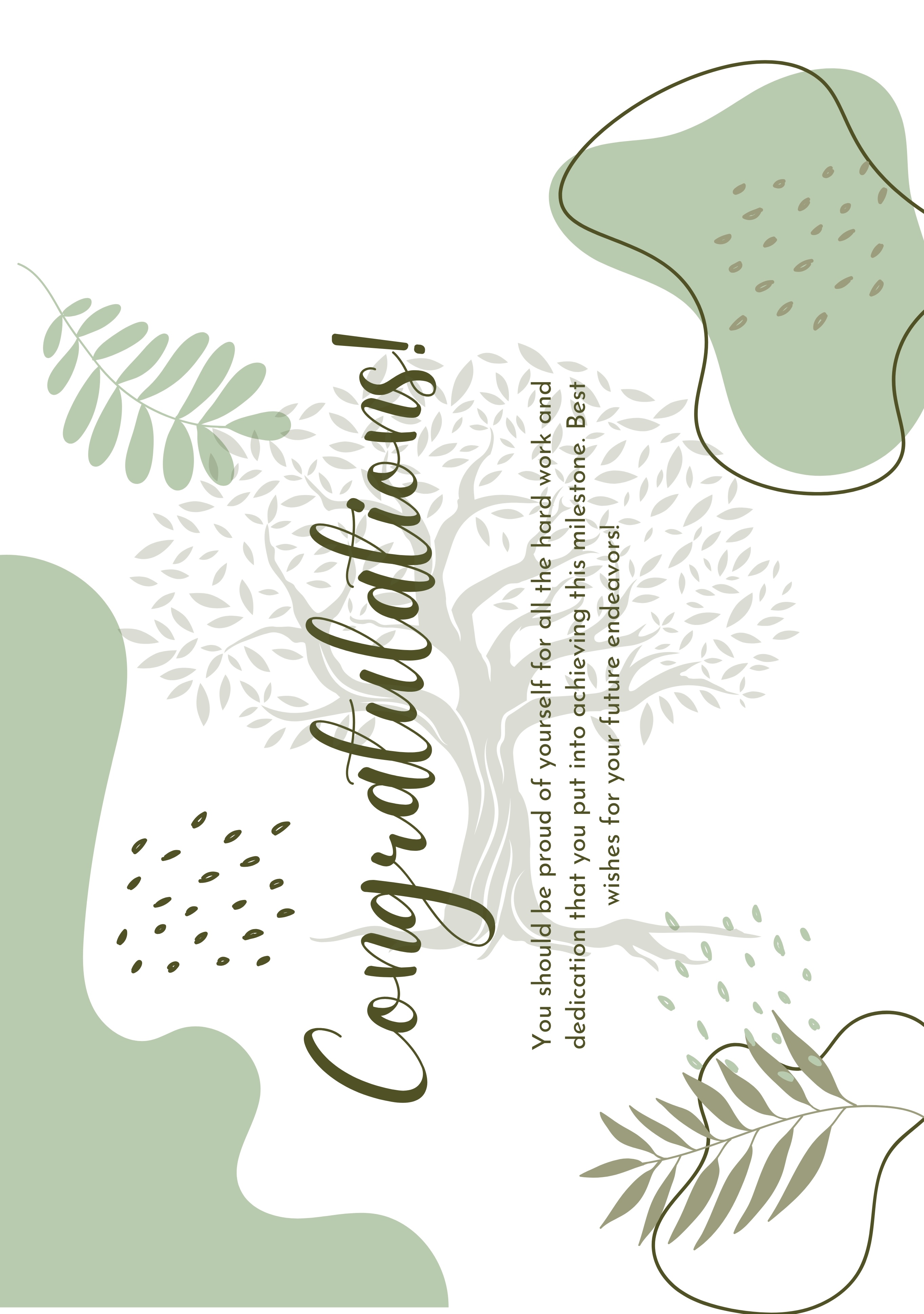 Small Greeting Card Congratulations 6