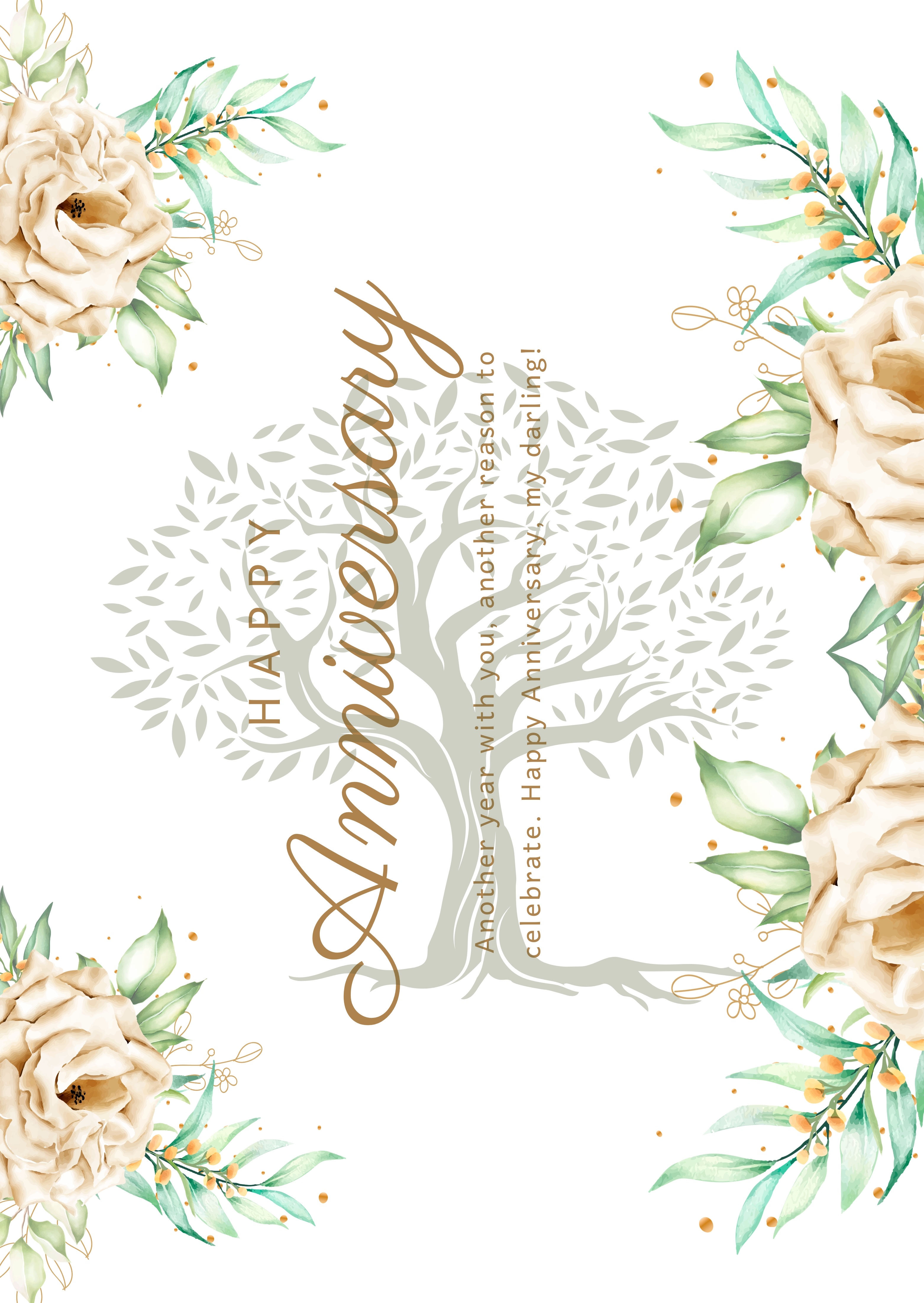 Small Greeting Card Anniversary 1